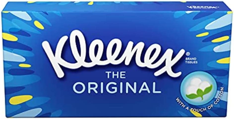 Kleenex Original Regular White Tissues 64 Pack 3 Ply RRP £2.25 CLEARANCE XL £1.99 or 2 for £3